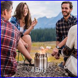 Solo Stove Campfire 4+ Person Compact Wood Burning Camp Stove for Backpacking