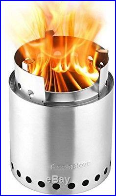 Solo Stove Campfire 4+ Person Compact Wood Burning Camp Stove for Camping