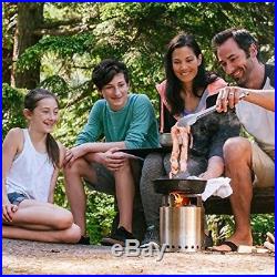 Solo Stove Campfire 4+ Person Compact Wood Burning Camp Stove for Camping