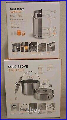 Solo Stove Campfire For 4+ People, Used Once & Brand New 2 Pot Set 3L & 1.5L