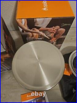 Solo Stove Campfire For 4+ People, Used Once & Brand New 2 Pot Set 3L & 1.5L