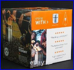 Solo Stove Campfire, Stainless Steel Compact Wood Burning Canister (Brand New)