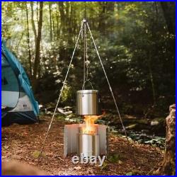 Solo Stove Campfire Wood Burning Camp Stove, Tripod & Windscreen ALL NEW IN BOX