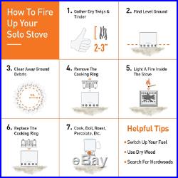 Solo Stove Lite Compact Wood Burning Backpacking