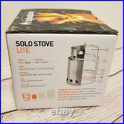 Solo Stove Lite Wood Burning Steel Stove Low Smoke Backpacking Camping New