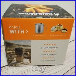 Solo Stove Lite Wood Burning Steel Stove Low Smoke Backpacking Camping New