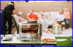 Solo Stove Pi Pizza Oven Wood Burning/Gas Burner Sold Separately Silver