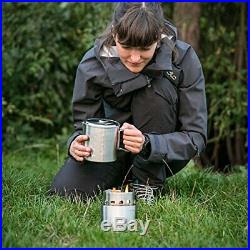 Solo Stove & Pot 900 Combo Ultralight Wood Burning Backpacking Cook System. L