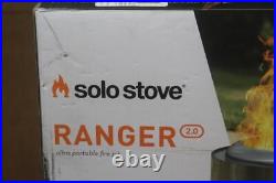 Solo Stove Ranger 2.0 Smokeless 15 x 12.5 Wood Burning Stainless Steel Fire Pit