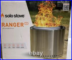 Solo Stove Ranger 2.0 Stainless Steel Ultra-Portable Fire Pit NEW Free Ship Solo Stove Ranger 2.0 Stainless Steel Ultra-Portable Fire Pit NEW Free Ship