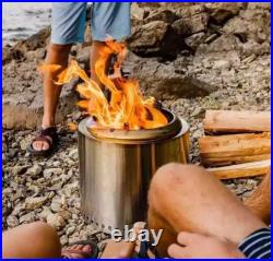 Solo Stove Ranger 2.0 Stainless Steel Ultra-Portable Fire Pit NEW Free Ship Solo Stove Ranger 2.0 Stainless Steel Ultra-Portable Fire Pit NEW Free Ship