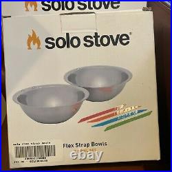 Solo Stove Titan Portable Camping Bundle Wood Burning. Bowls Plates 3 Pots +