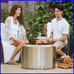 Solo Stove Yukon Portable Fire Pit for Wood Burning and Low Smoke Great Camping