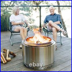 Solo Stove Yukon with Stand Portable Fire Pit Stainless Steel for Wood Burning