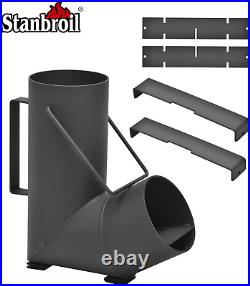 Stanbroil Camping Rocket Stove for Outdoor Cooking, Portable Wood Burning Stove