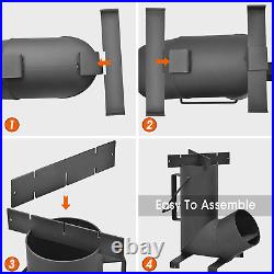 Stanbroil Camping Rocket Stove for Outdoor Cooking, Portable Wood Burning Stove