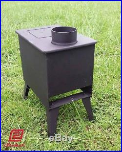 Stoker Garden 50 Wood Burning Stove Heater Interior Tent Camping Cooking Top