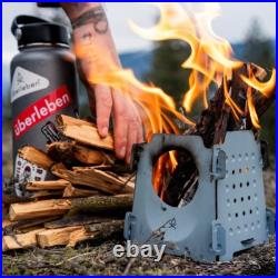 Stöker Portable Wood Burning Camp Stove Stainless Steel, Lightweight & Folding Stöker Portable Wood Burning Camp Stove Stainless Steel, Lightweight & Folding