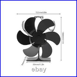 Stove Fan Wood Burning Stove Fireplace Fan 6 Blades Fireplace Fan AC Stove Fan Wood Burning Stove Fireplace Fan 6 Blades Fireplace Fan AC
