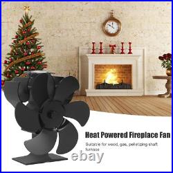 Stove Fan Wood Burning Stove Fireplace Fan 6 Blades Fireplace Fan AC Stove Fan Wood Burning Stove Fireplace Fan 6 Blades Fireplace Fan AC