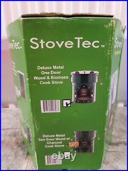 Stove Tec Deluxe Metal Wood & Biomass Fuel Cookstove