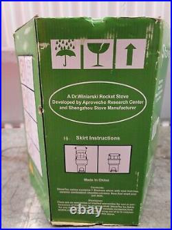 Stove Tec Deluxe Metal Wood & Biomass Fuel Cookstove