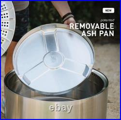 Stove Yukon 2.0 27 In. Round Wood Burning Smokeless Fire Pit with Stand Stove