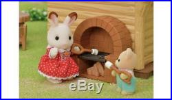 Sylvanian Families Lakeside Lodge Figures Cook At The Wood-Burning Stove NEW UK