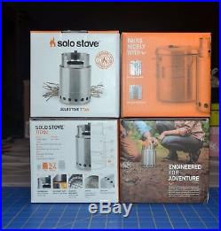 TITAN by Solo Stove Twig Burning Convection Gasifier Larger Camping Cook Stove