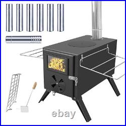 TOMSHOO Portable Camping Wood Stove Tent Wood Burning Stoves for Hiking D2S1 TOMSHOO Portable Camping Wood Stove Tent Wood Burning Stoves for Hiking D2S1