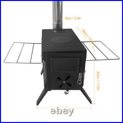 TOMSHOO Portable Camping Wood Stove Wood Burning Stove With Chimney Pipes L3I8 TOMSHOO Portable Camping Wood Stove Wood Burning Stove With Chimney Pipes L3I8