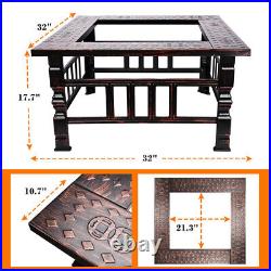 Table Fit for Solo Stove Bonfire Ranger and Other Wood Burning Fire Pit Table Fit for Solo Stove Bonfire Ranger and Other Wood Burning Fire Pit