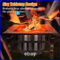 Table Fit for Solo Stove Bonfire Ranger and Other Wood Burning Fire Pit Table Fit for Solo Stove Bonfire Ranger and Other Wood Burning Fire Pit