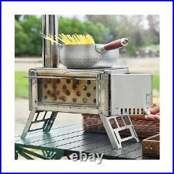 Tent Stoves Wood Burning Portable Outdoor Stove for Camping, Hiking, Hot Tent S