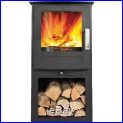 The Bowell Multifuel / Wood Burning Stove With Log Store Clean Burn 4.5 KW