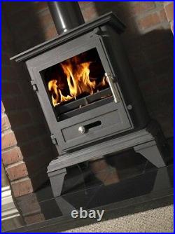 Tiger Multi Fuel Wood Burning Stove Glass 370mmx 225mm Free UK Delivery