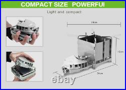 Titanium Wood Burning Stove Camping Stove Backpacking Stove Portable Foldable Titanium Wood Burning Stove Camping Stove Backpacking Stove Portable Foldable