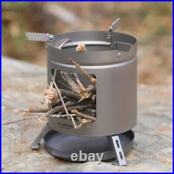Titanium Wood Burning Stove for Reliable and Efficient Outdoor Cooking