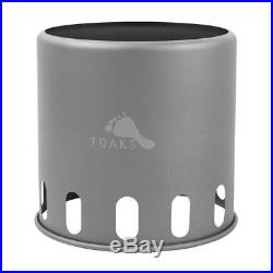 Titanium Wood Stove Ultralight Portable Small Size Wood Burning Outdoor Camping
