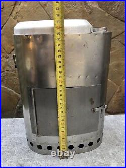 Tourist stove made in the USSR. Sputnik. Stainless steel