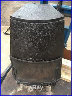 Trolla Free standing Wood buring Norwegian Cast Iron Stove Black Rear Flue Exit Trolla Free standing Wood buring Norwegian Cast Iron Stove Black Rear Flue Exit