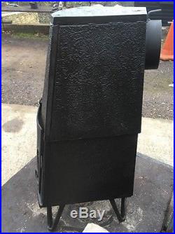 Trolla Free standing Wood buring Norwegian Cast Iron Stove Black Rear Flue Exit Trolla Free standing Wood buring Norwegian Cast Iron Stove Black Rear Flue Exit
