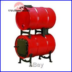 US Stove Double Barrel Stacked Adapter Kit BKAD500 Cast Iron Wood Burning Drum