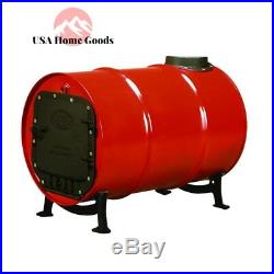U. S. Stove Barrel Kit Cast Iron Wood Burning Convert Drum to Cabin Heavy Duty