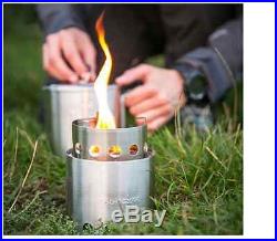 Ultra Light Weight Wood Burning BBQ Backpacking Camping Solo Stove New Canada