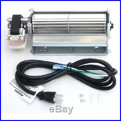 Universal Blower Kit (Motor at left)only for Wood/Gas Burning Stove or Fireplace