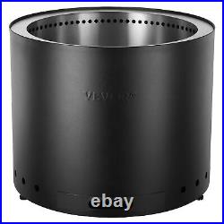 VEVOR Smokeless Fire Pit Stove Bonfire 19.3 in Dia Wood Burning Stainless Steel VEVOR Smokeless Fire Pit Stove Bonfire 19.3 in Dia Wood Burning Stainless Steel
