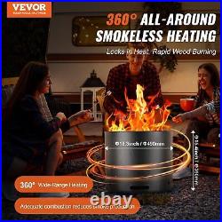 VEVOR Smokeless Fire Pit Stove Bonfire 19.3 in Dia Wood Burning Stainless Steel VEVOR Smokeless Fire Pit Stove Bonfire 19.3 in Dia Wood Burning Stainless Steel