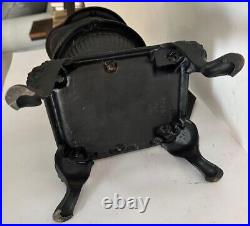 VINTAGE Spark Salesman Sample Cast Iron Pot Belly Wood Cook Stove-13