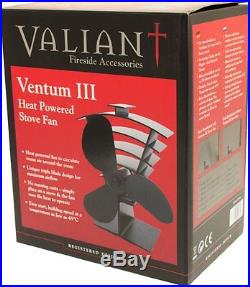 Valiant Ventum III Heat Powered Log Burner Stove Fan FIR363